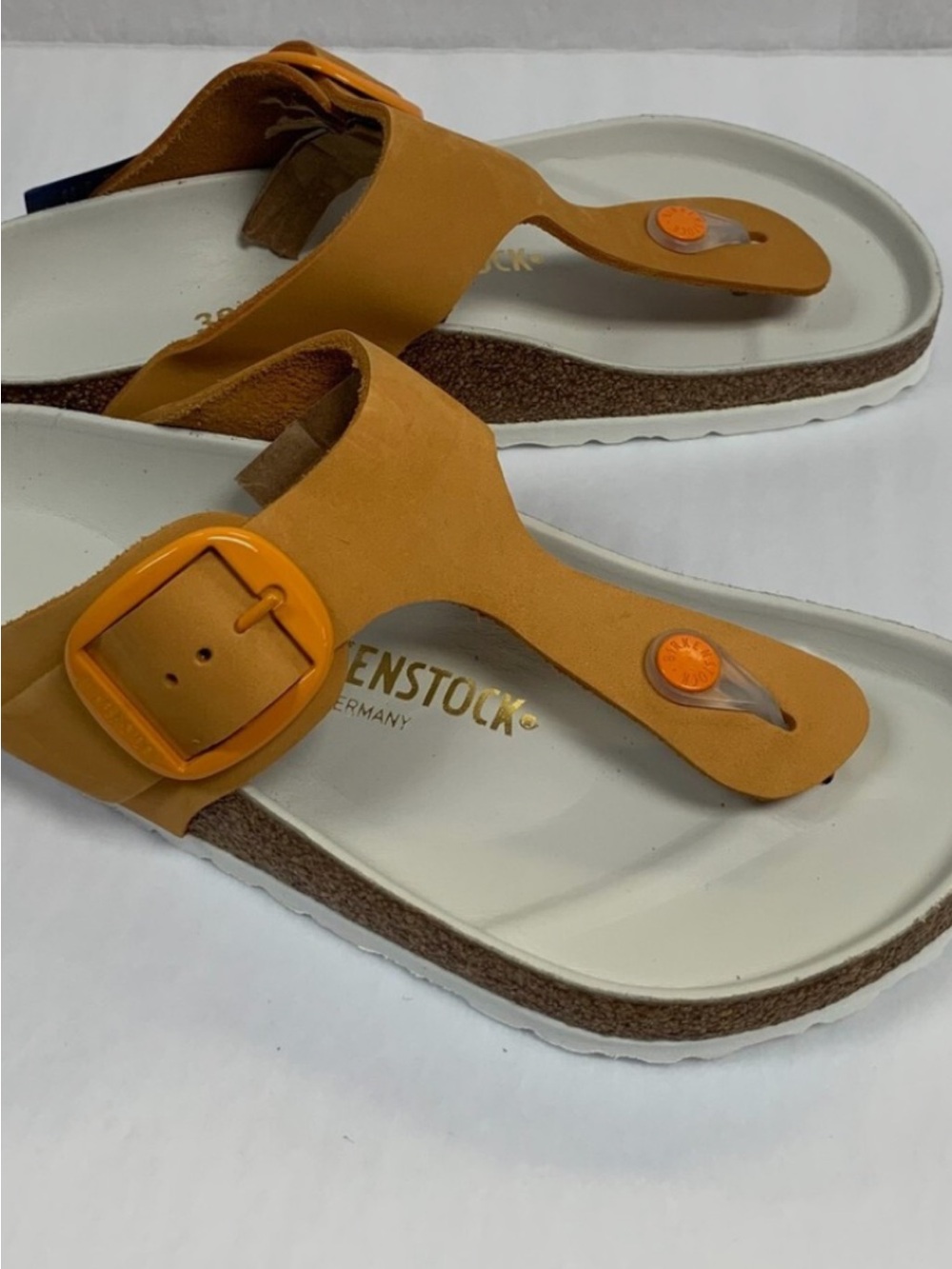 Birkenstock Women’s Mustard Gizeh Thong Sandals